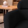 STOL MED ARMSTÖD CHLOE - svart, Modern, metall/textil (62/79/59,5cm) - Bessagi Home