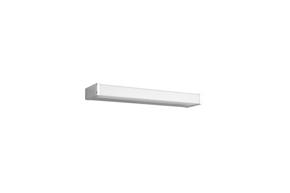 LED-Wandleuchte Fabio Weiß/Chromfarben max. 6 Watt - Chromfarben/Weiß, Basics, Metall (3,8/42,5/7,9cm) - Trio Leuchten