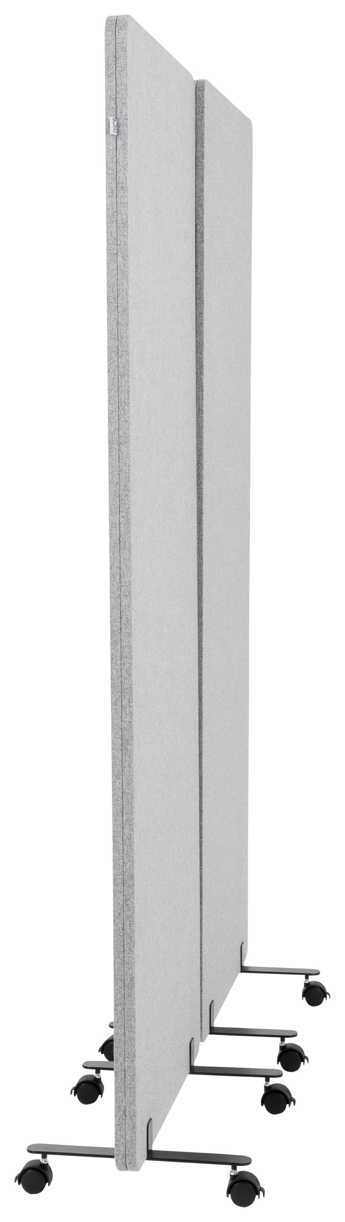 Pregradna Stena Flexmiut, Svetlo Siva - svetlo siva, Basics, kovina/umetna masa (60/177/35cm) - MID.YOU