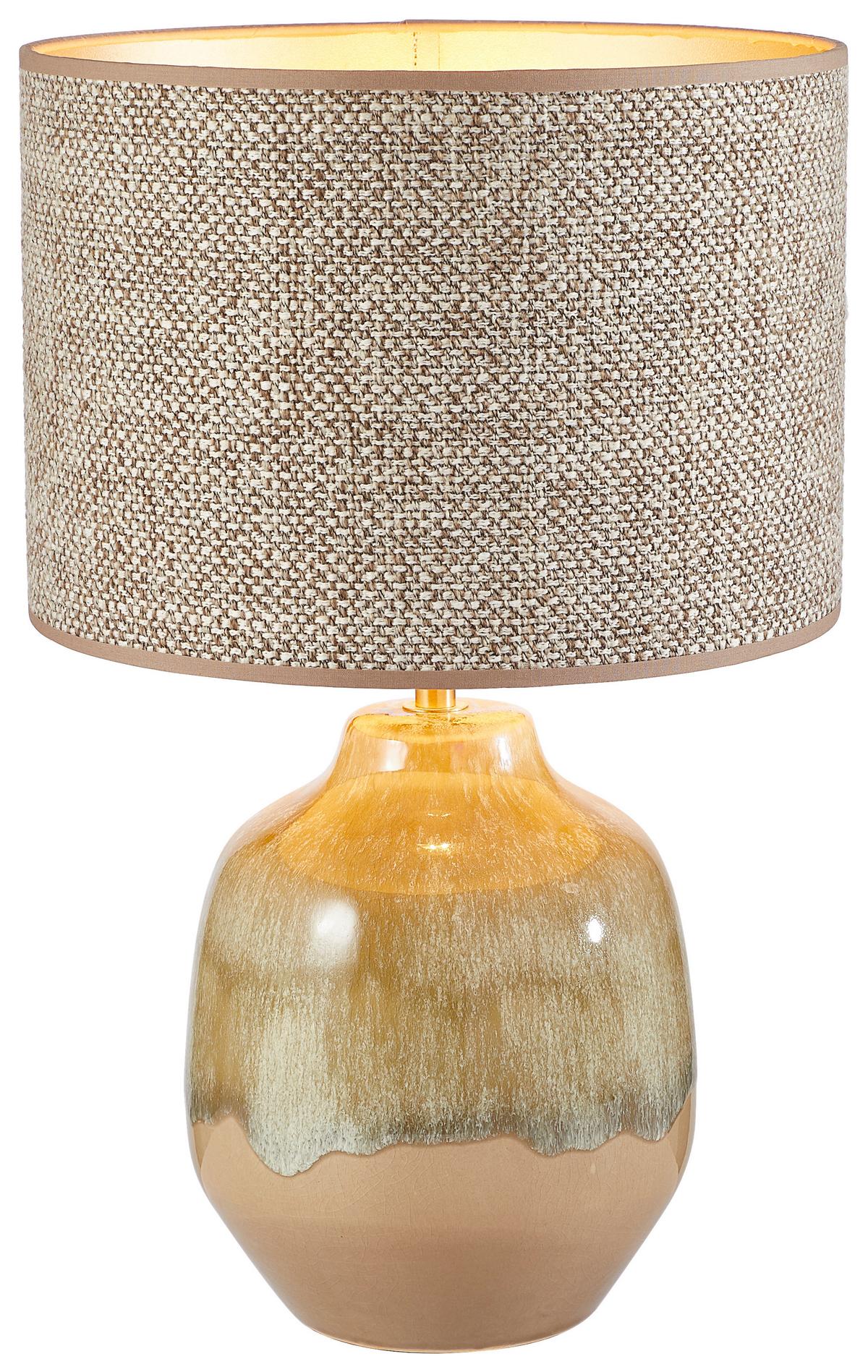 ABAŻUR 2230808 SAVERNA - beżowy/brązowy, Basics, tkanina (30/21cm) - Light & Living