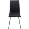 Stuhl Grau - Chromfarben/Weiß, MODERN, Textil/Metall (43/93/56cm) - Modern Living