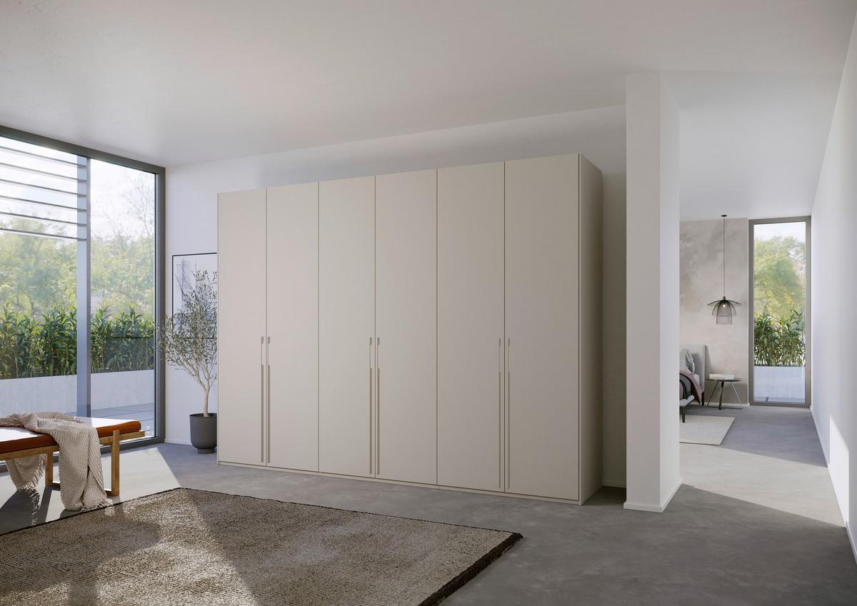 Omara S Klasičnimi Vrati Skat Pure, Siva - siva, Trend, kovina/leseni material (301/235/60cm) - Novel