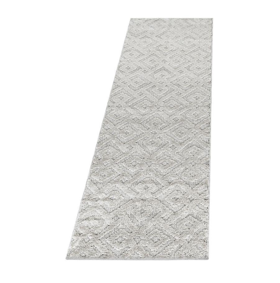 Webteppich Pisa Creme ca. 80x250cm - Creme, KONVENTIONELL, Textil (80/250cm)