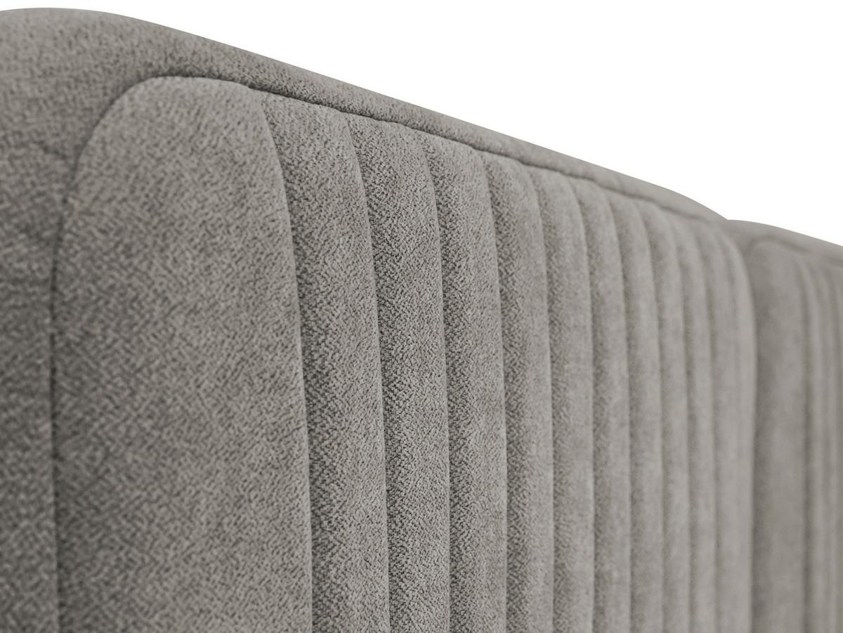 Boxbett Livetto Dunkelgrau ca. 180x200cm - Dunkelgrau/Schwarz, KONVENTIONELL, Holz/Textil (180/200cm) - Mömax