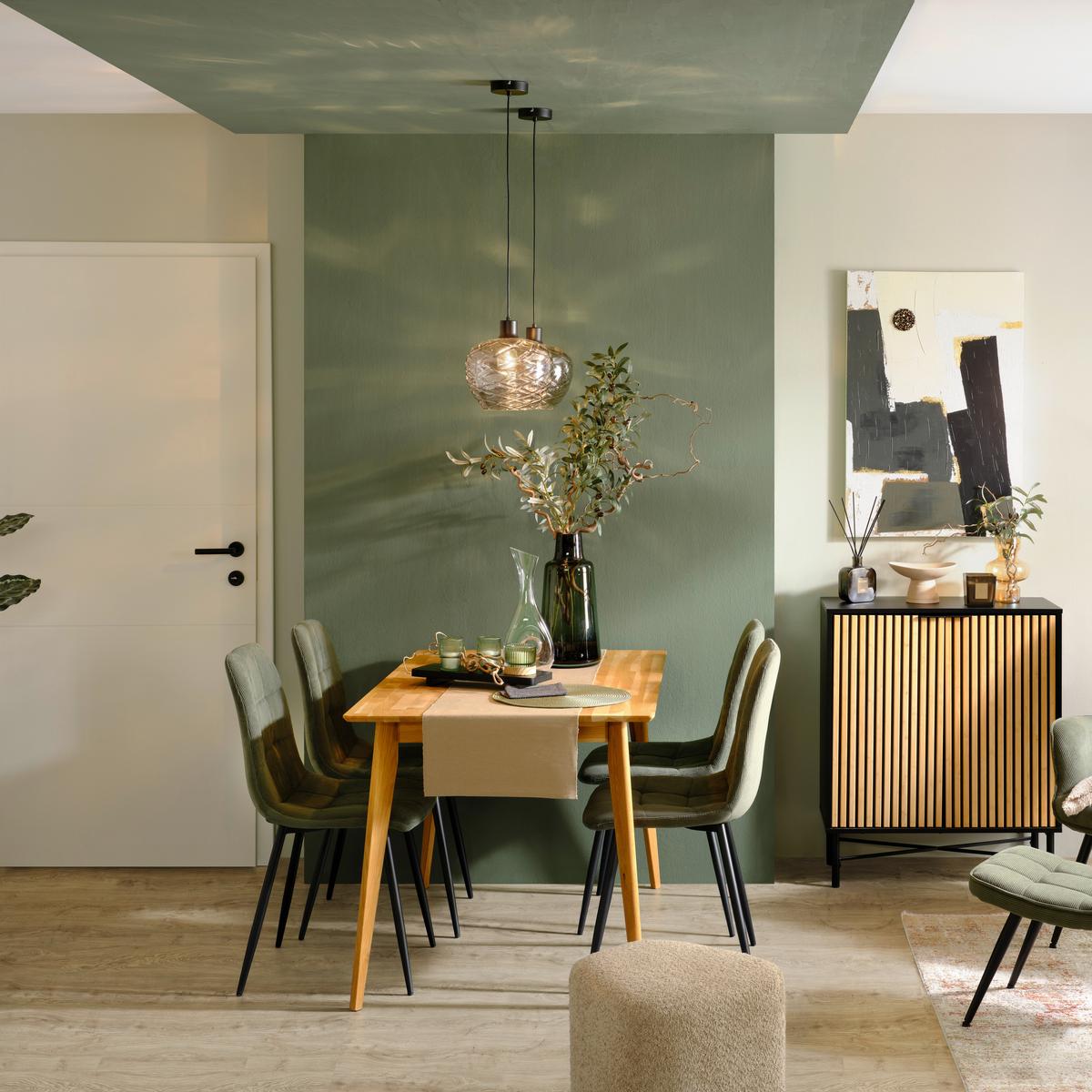 Függőlámpa Ruz - fekete, Modern, Üveg/fém (24/120cm) - Modern Living