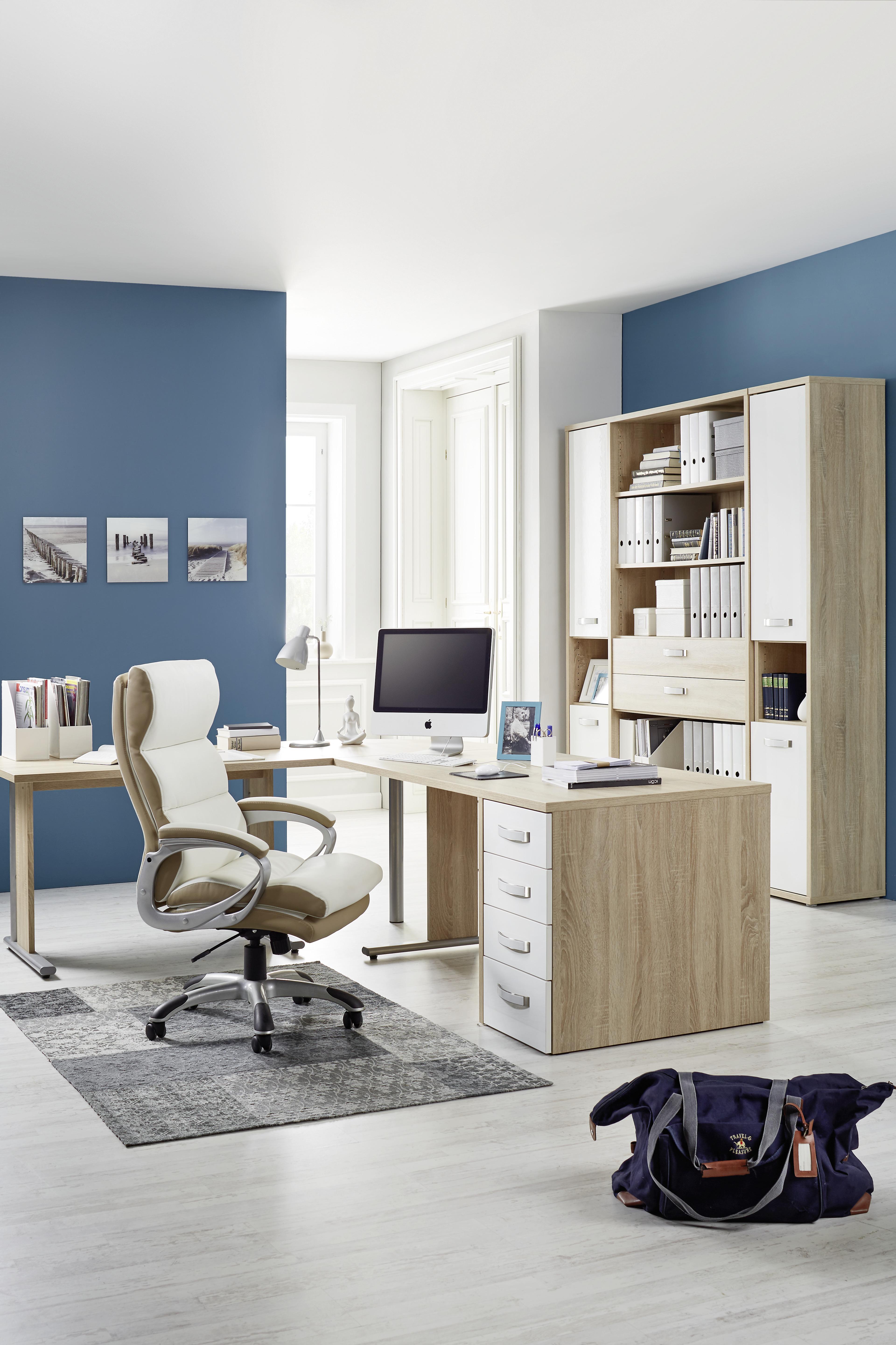 Eckverbindungsplatte Eichefarben - Eichefarben, Modern, Holzwerkstoff/Kunststoff (80/72,8/80cm) - Premium Living