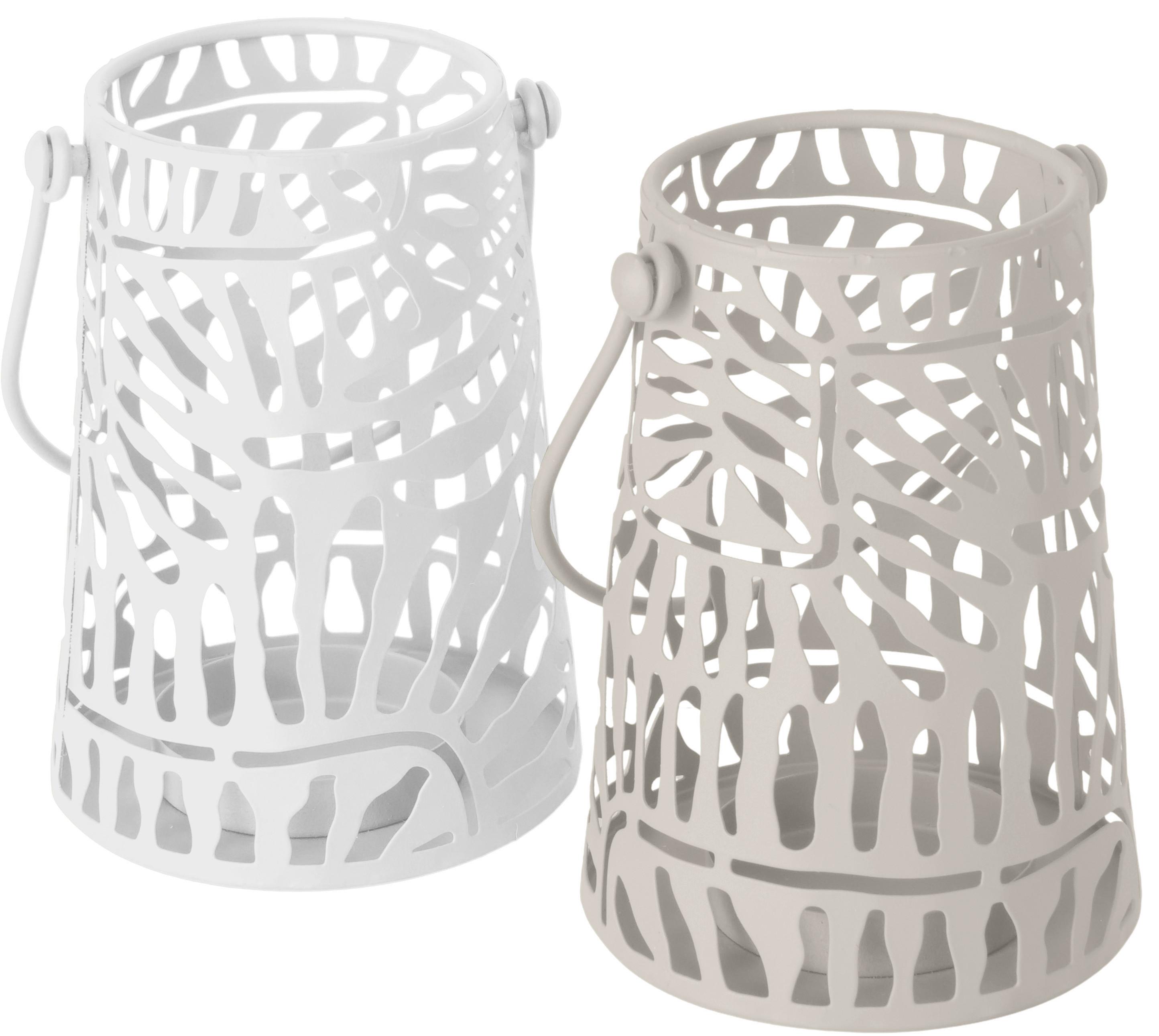 Windlicht Blade II in verschiedenen Designs - KONVENTIONELL, Metall (8,5/11,5cm) - Mömax