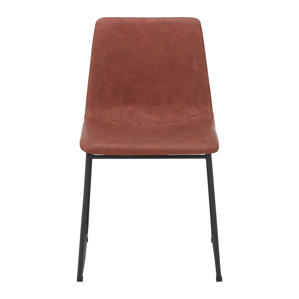 KRZESŁO ADARA - czarny/brązowy, Modern, metal/tkanina (54,5/79,5/45,5cm) - Bessagi Home