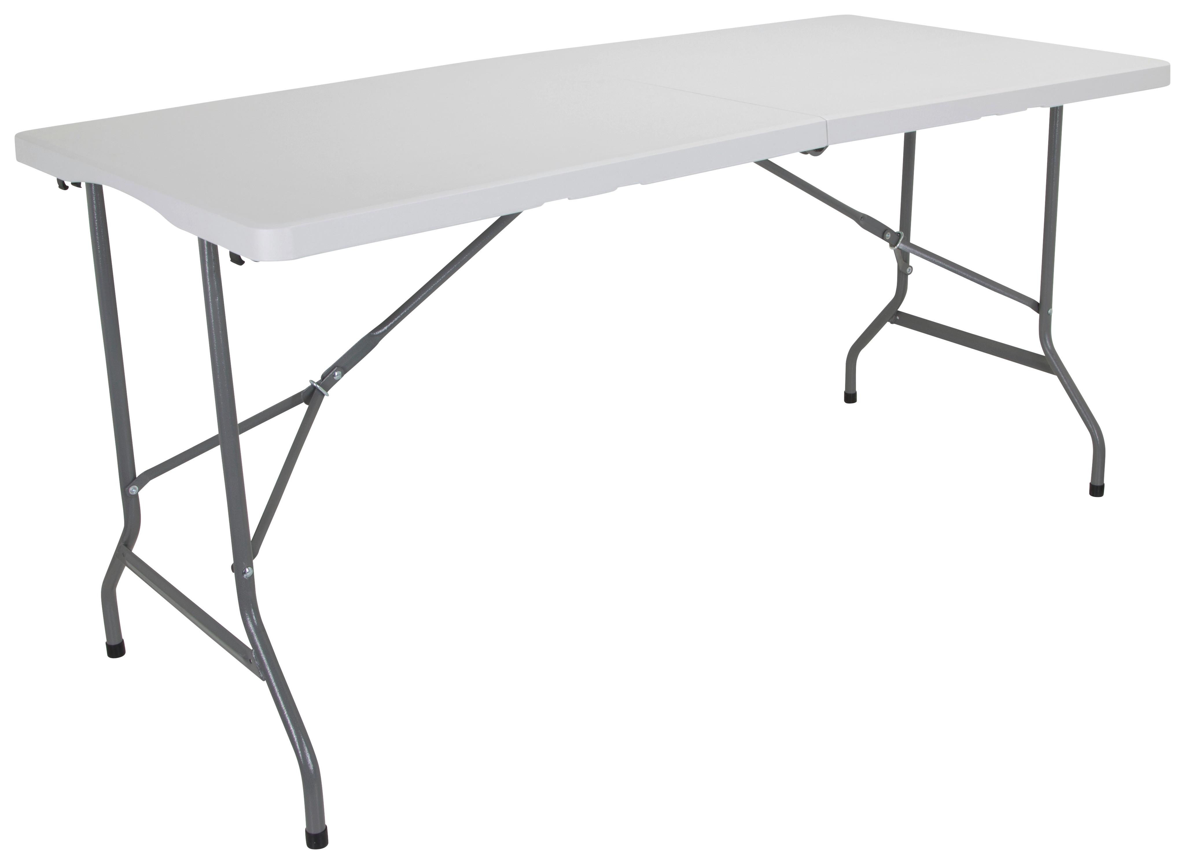 Pisalna Miza Easy Up Multi Ii, Bela - srebrne barve/bela, Moderno, kovina/umetna masa (70/152/74cm) - MID.YOU