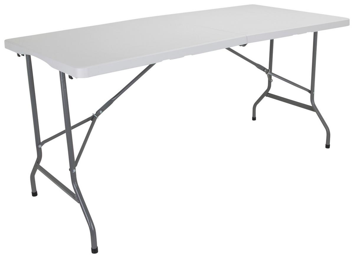 Pisalna Miza Easy Up Multi Ii, Bela - srebrne barve/bela, Moderno, kovina/umetna masa (70/152/74cm) - MID.YOU
