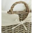 Košara Za Perilo Larry - naravna/siva, Romantika, tekstil/les (38/40/26cm) - Mömax modern living Košara Za Perilo Larry - naravna/siva, Romantika, tekstil/les (38/40/26cm) - Mömax modern living
