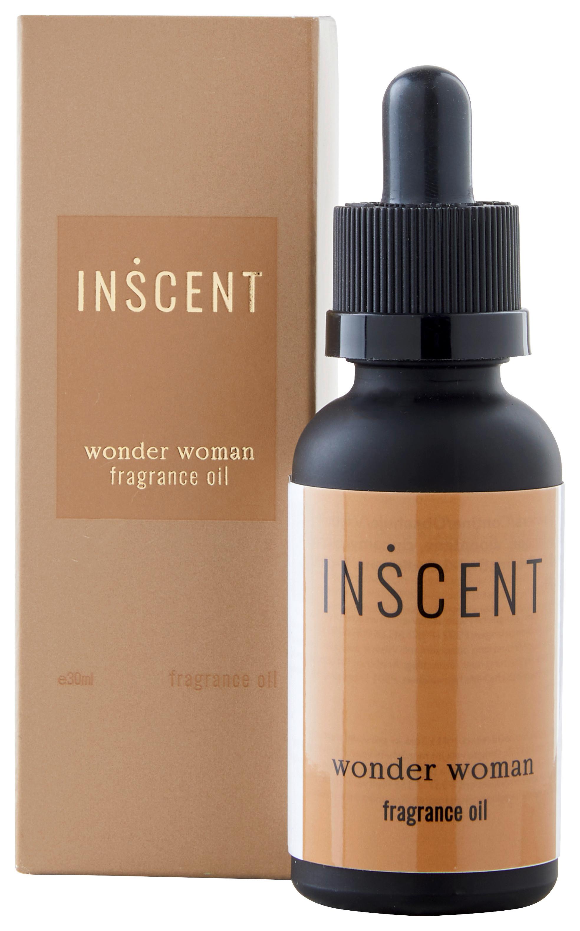 Parfümöl Wonder Woman in Braun/Schwarz ca. 30ml - Schwarz/Braun, Design, Glas (30ml) - Inscent