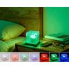 LED-BORDSLAMPA NIKA - sandfärgad/transparent, Modern, plast (11/11/11cm) - Mömax