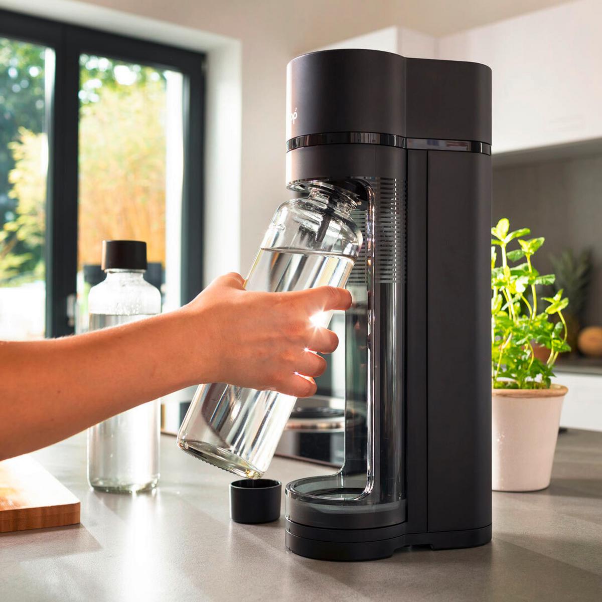 SATURATOR 10026030 - czarny, Basics, tworzywo sztuczne (11.2/42.6/18.8cm) - Sodapop