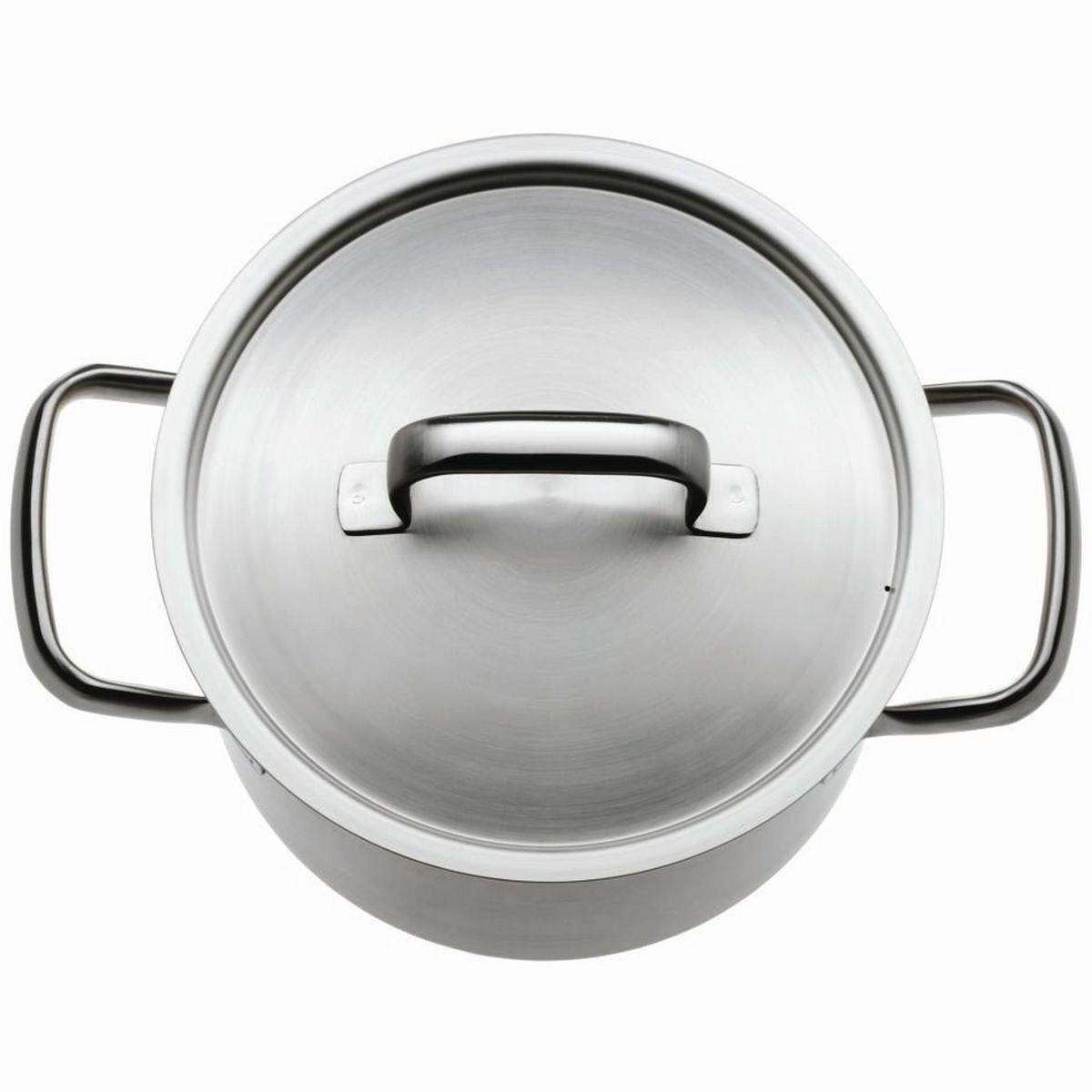 ZESTAW GARNKÓW GOURMET PLUS WMF - kolor stalowy, Basics, metal (50,6/29,4/23,7cm) - WMF