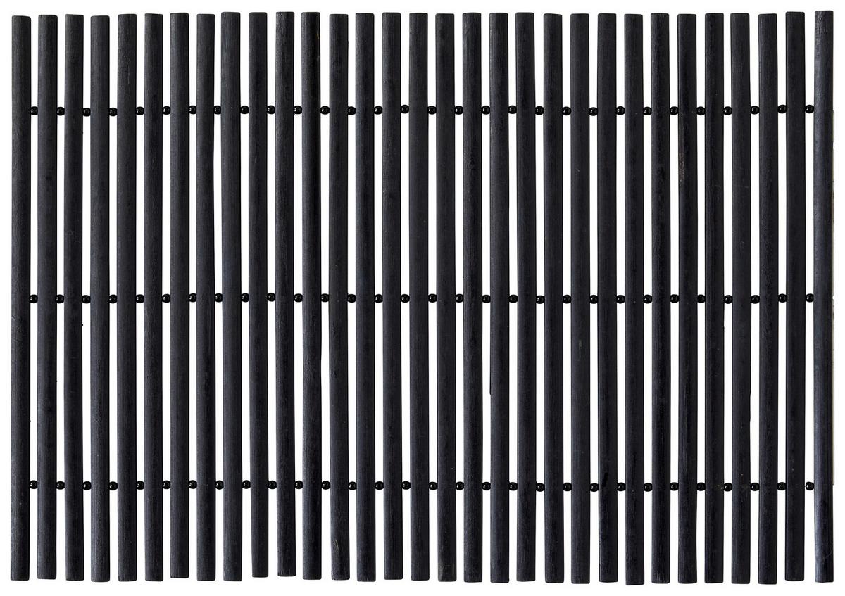 Tischset Asia in Schwarz ca. 45x30cm - Schwarz, MODERN, Holz (45/30cm)