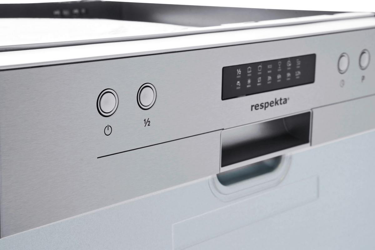 Pomivalni Stroj Respekta Kari - barve nerjavečega jekla/bela, Trend, kovina (59,8/81,5/57cm) - Respekta