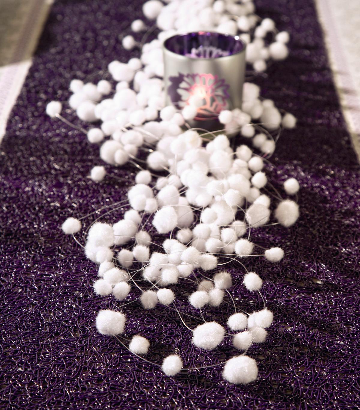 KULE OZDOBNE 474003 - biały, Basics, tworzywo sztuczne (90/200/3cm)