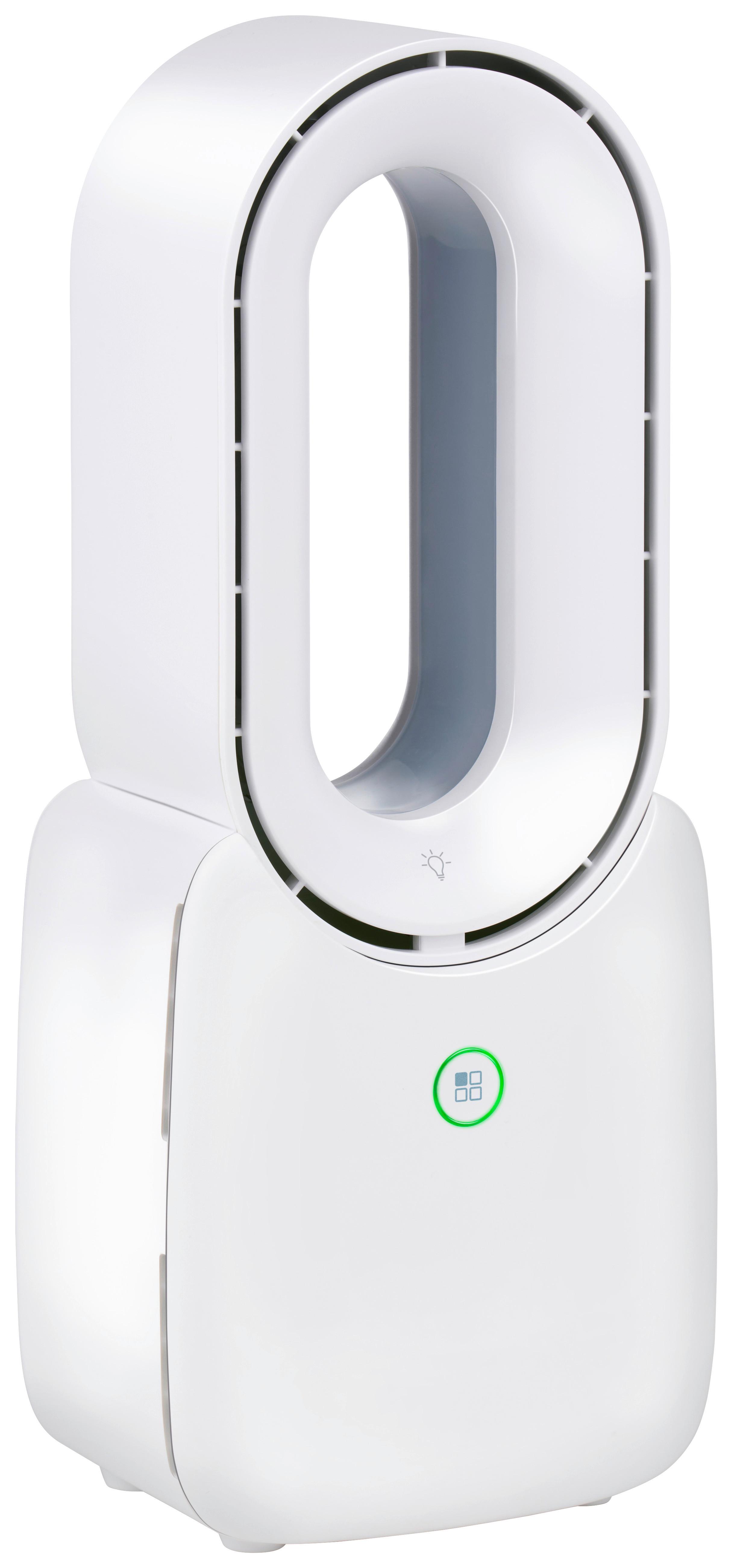 Tischventilator Lifetime Air Weiß - Weiß, MODERN, Kunststoff/Metall (12,4/9/30cm)