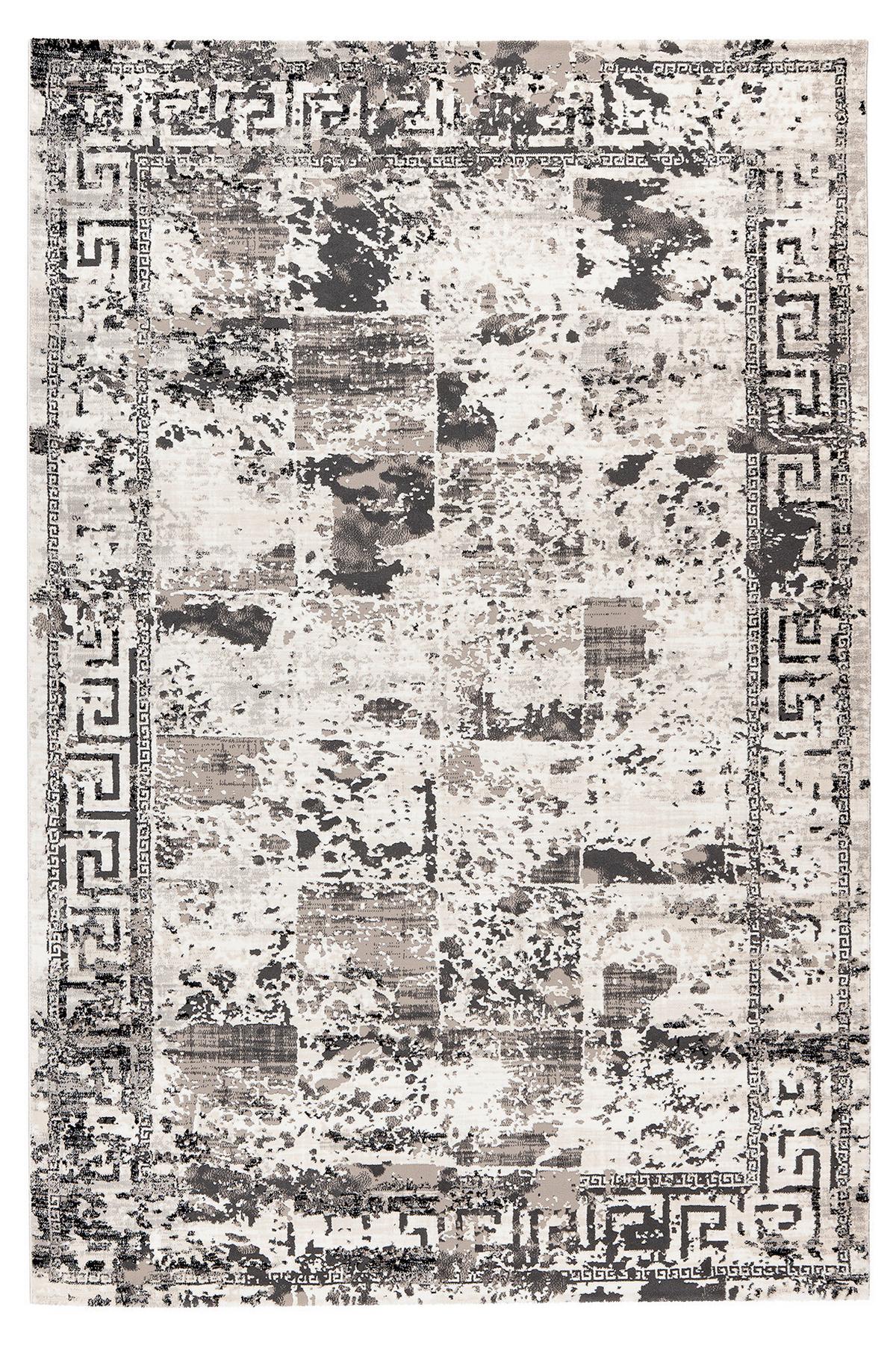 Webteppich my Opal Grau/Schwarz ca. 200x290cm - Schwarz/Grau, LIFESTYLE, Textil (200/290cm) - Obsession