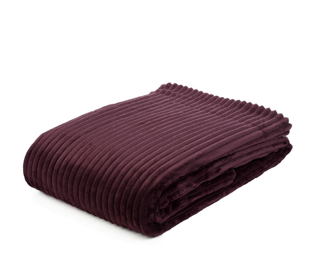 KOC DOMOWY CORD - jeżynowy, Konventionell, tkanina (150/200cm) - Novel