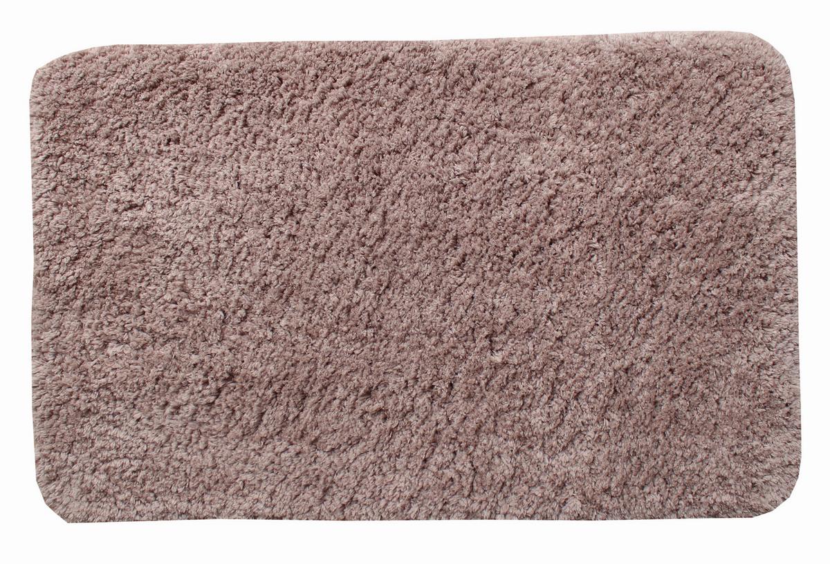 Fürdőszobaszőnyeg Crystal L 50/80 - barna, műanyag (50/80/3cm)
