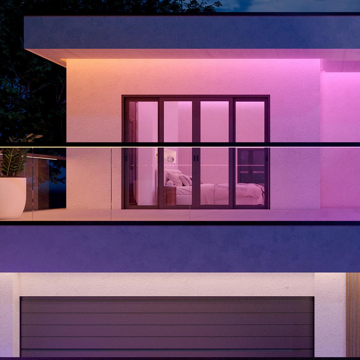 TAŚMA LED HUE FLUX OUTDOOR STRIP 10M - biały, Konventionell, tworzywo sztuczne (1.5/0.6/1000cm) - Philips HUE