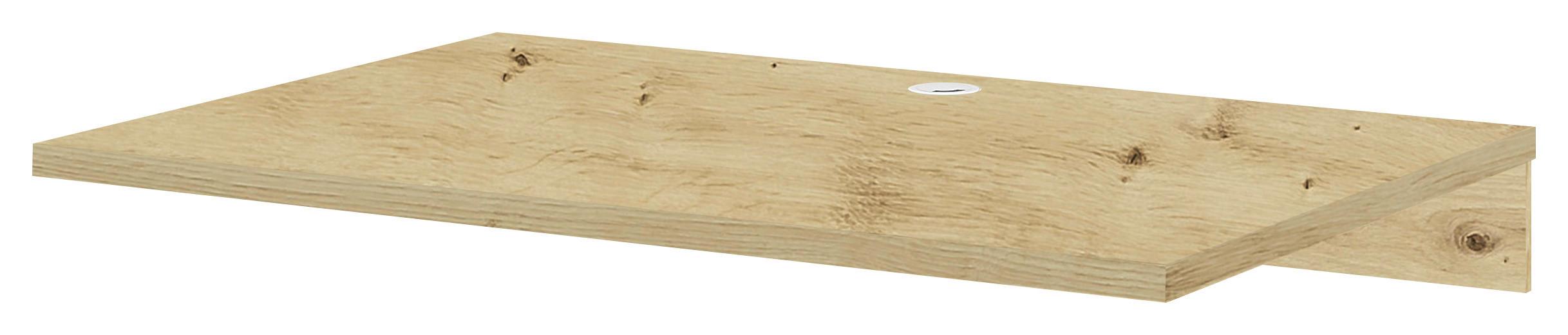 Schreibtischplatte Big Profi Office Eiche Artisan - Eiche Artisan, Modern, Holzwerkstoff (120/16/80cm) - Mömax