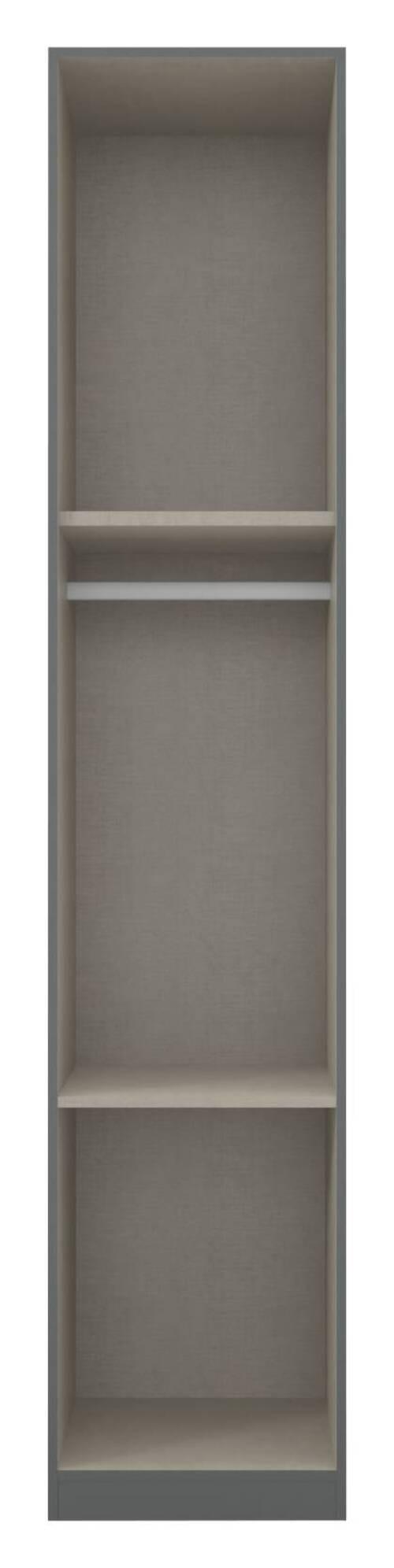 DULAP USI ROTATIVE ALABAMA - gri, Modern, material pe bază de lemn (47/229/54cm) - Modern Living