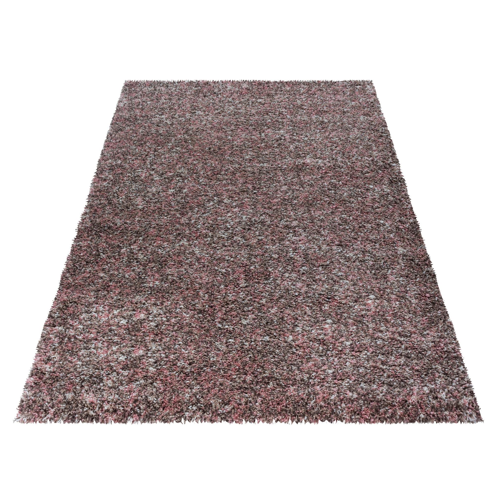 Shaggy Enjoy Rosa ca. 80x250cm - Rosa, KONVENTIONELL, Textil (80/250cm) - Novel
