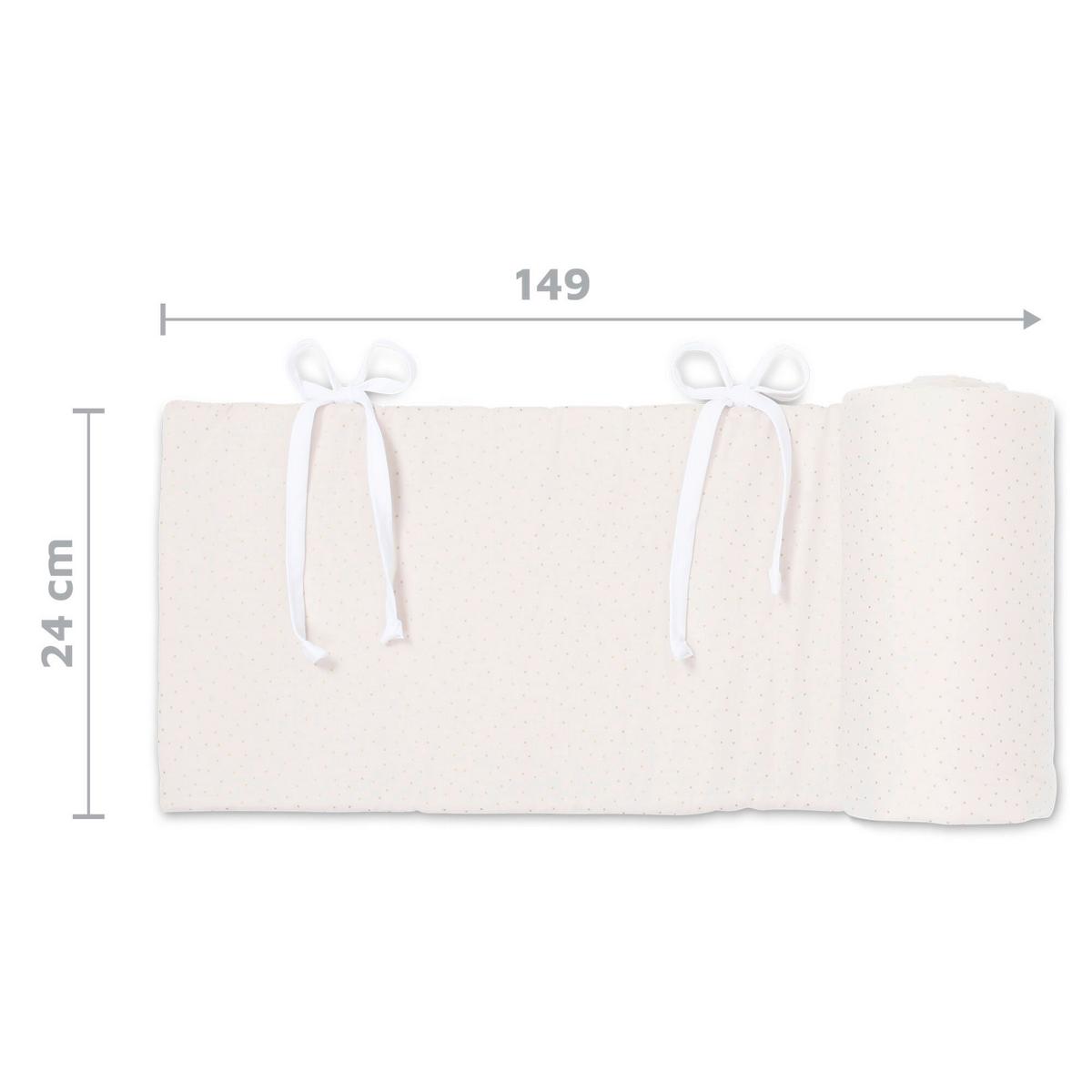 GNIAZDKO NESTCHEN ORGANIC COTTON ROYAL - beżowy, Basics, tkanina (24/149cm) - Babybay