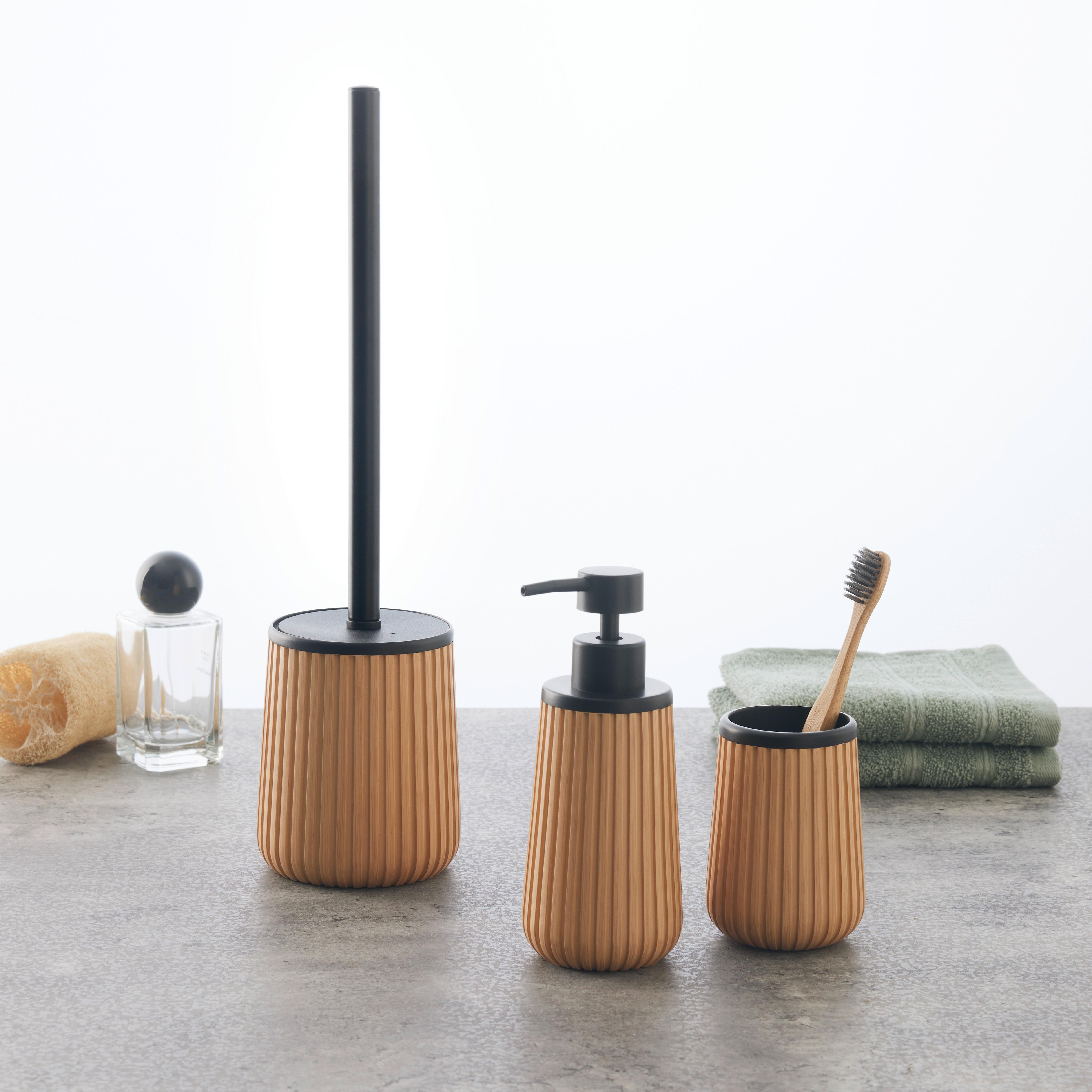 TVÅLPUMP LOFT - sandfärgad/svart, Modern, plast (7,5/18cm) - Mömax