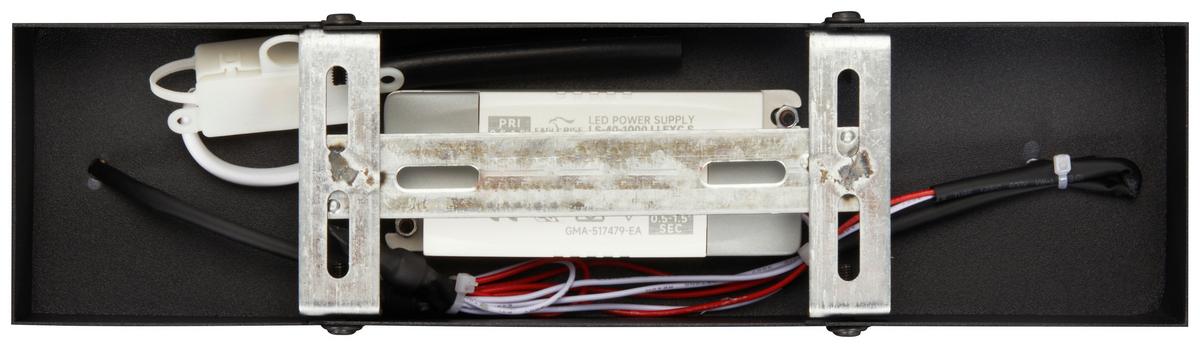 LED-Deckenleuchte Bläck Schwarz max. 40 Watt - Schwarz, MODERN, Kunststoff/Metall (74/40/5cm)