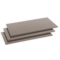 Belső Polclap Szett 3db/szett - szürke, Konventionell, faalapú anyag (88/1,6/45cm)