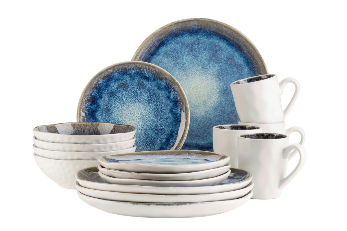 SET DE VAISSELLE FROZEN - Dunkelblau, Basics, Keramik - Mäser