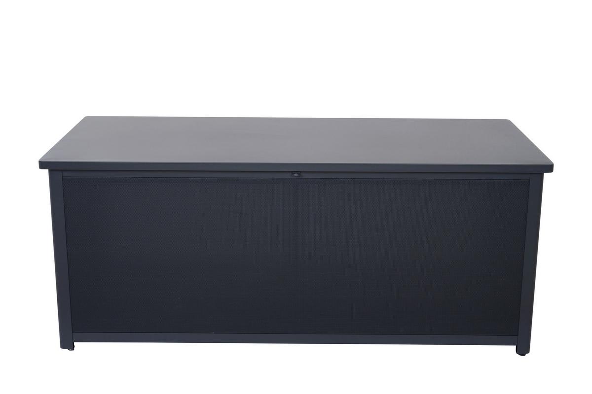 Kissenbox Sabano Anthrazit - Anthrazit, Basics, Kunststoff/Metall (79,3/75/181cm) - Siena Garden