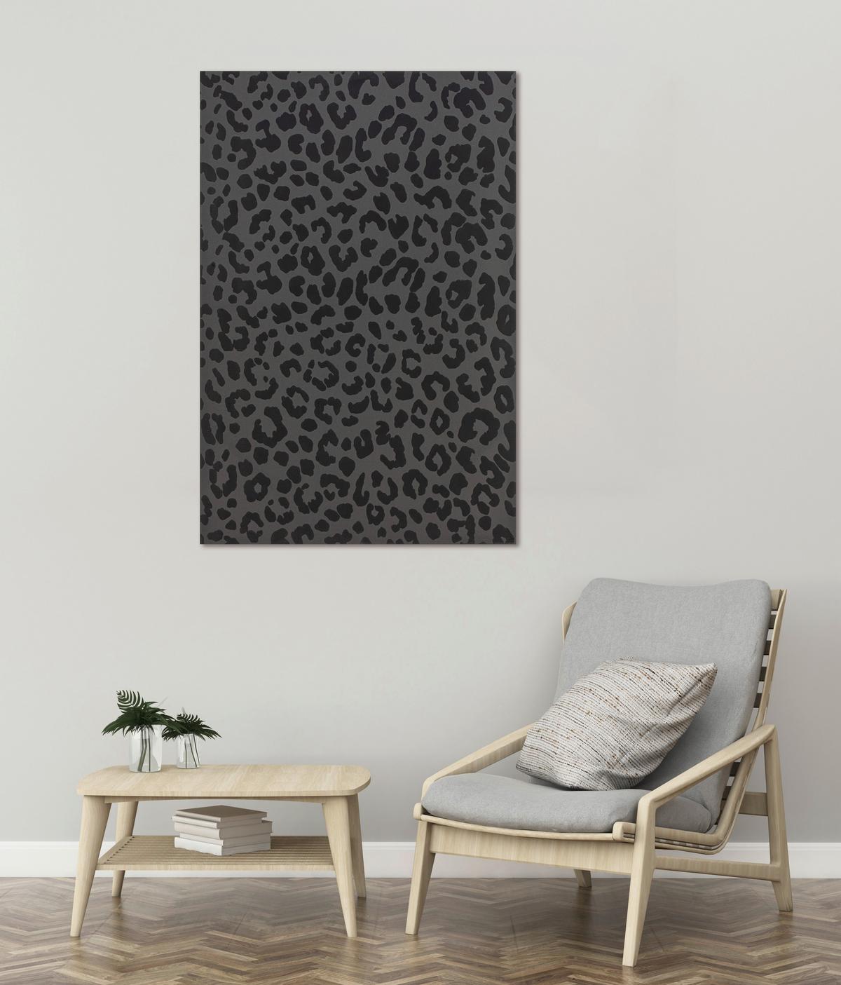 Vászonkép Leo - fekete, faalapú anyag/textil (60/90/2,8cm) - Mömax