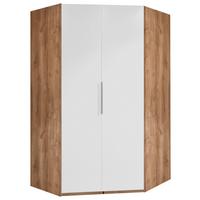 Kutni Ormar Level 36 A - bijela/boje hrasta, Moderno, drvni materijal (120/236/120cm) - Modern Living