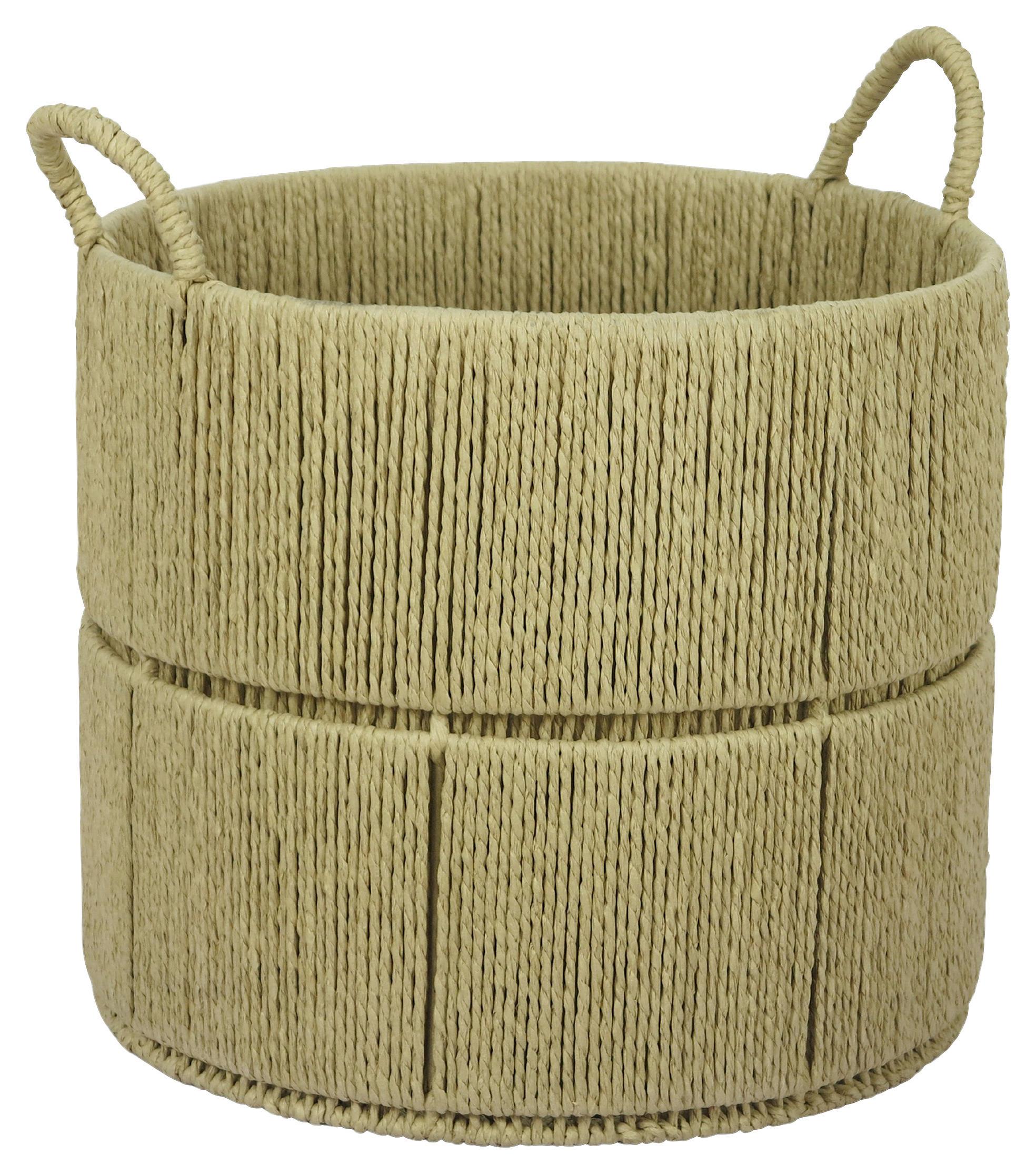 Ukrasna Korpa L Tia - prirodna boja, Konvencionalno, papir/metal (38/33cm) - Mömax