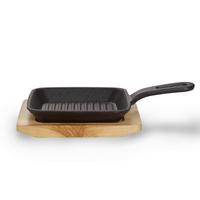 Tálalóserpenyő Ew-Ge-1343 - barna/fekete, Basics, fém/fa (13,5/2,5/22,5cm) - Echtwerk