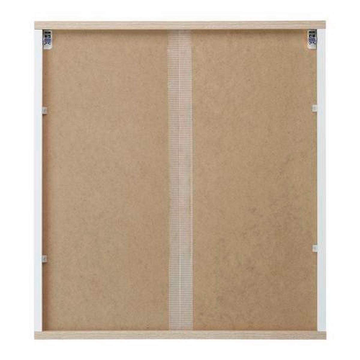 Spiegelschrank Yasmin ca. 60x65 cm Weiß - Weiß, Basics, Glas/Holzwerkstoff (60/65/13,9cm) - MID.YOU