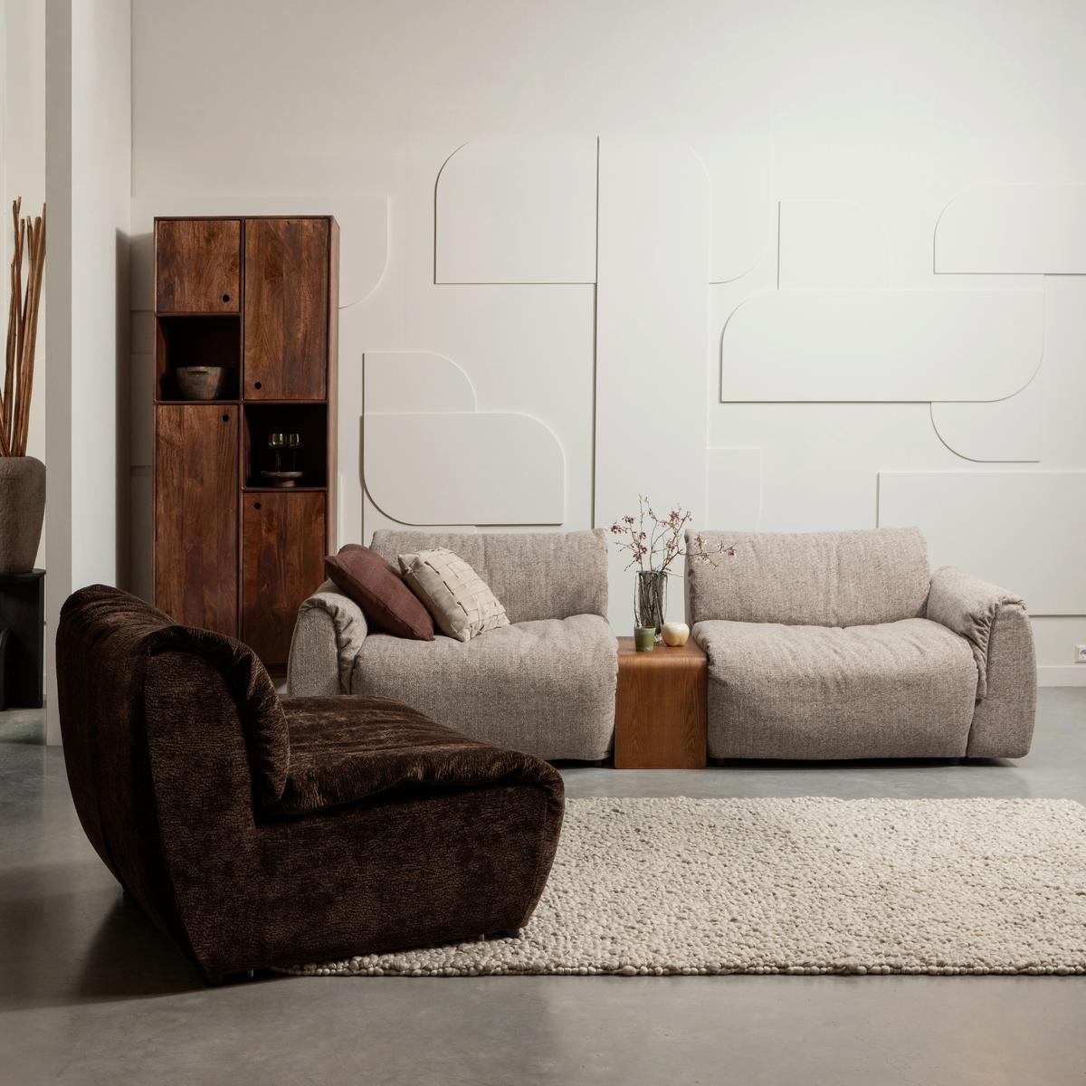 Couchtisch Frey Walnussfarben - Walnussfarben, Design, Holzwerkstoff (60/32/40cm) - Livetastic