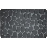 Fürdőszobaszőnyeg Stone 45/60 - antracit, Basics, textil (45/60cm)