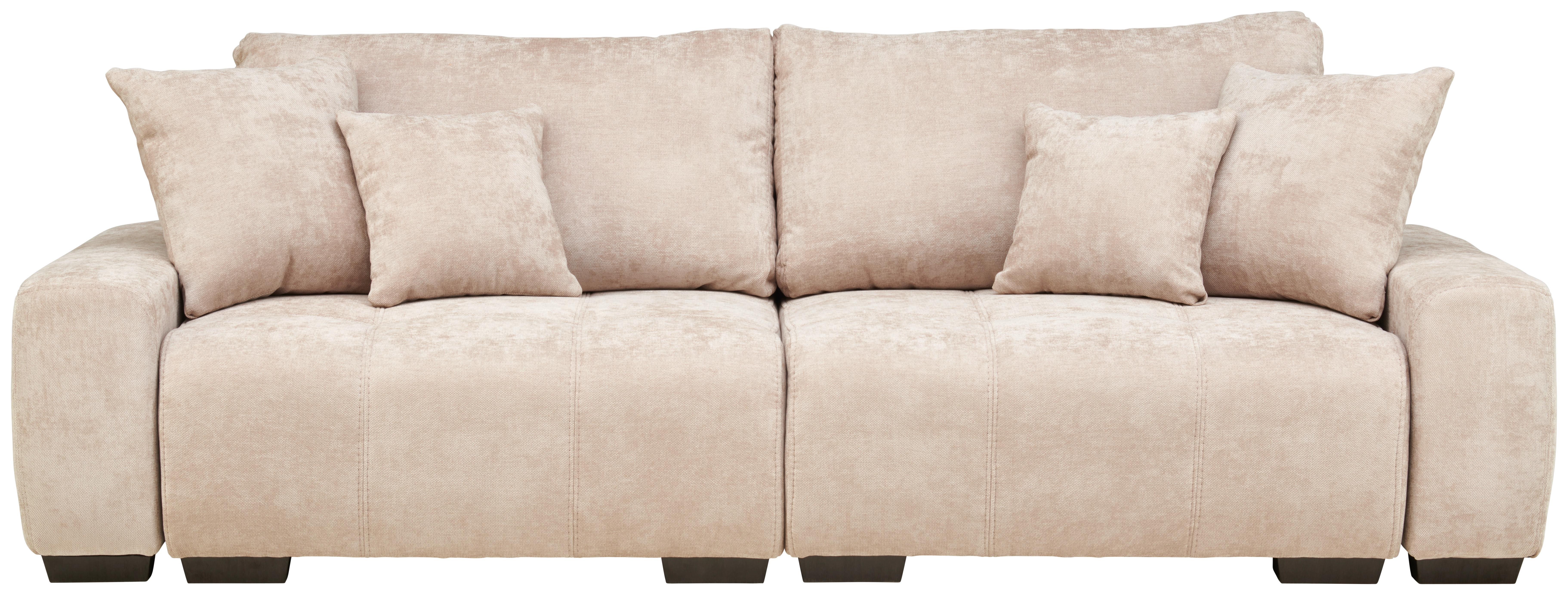 Canapea Bigsofa TOLEDO - bej, Konventionell, textil (250/100/90cm) - Best Price