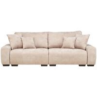 Mega Sofa Toledo - tamno smeđa/bež, Konvencionalno, tekstil/plastika (250/100/90cm) - Best Price
