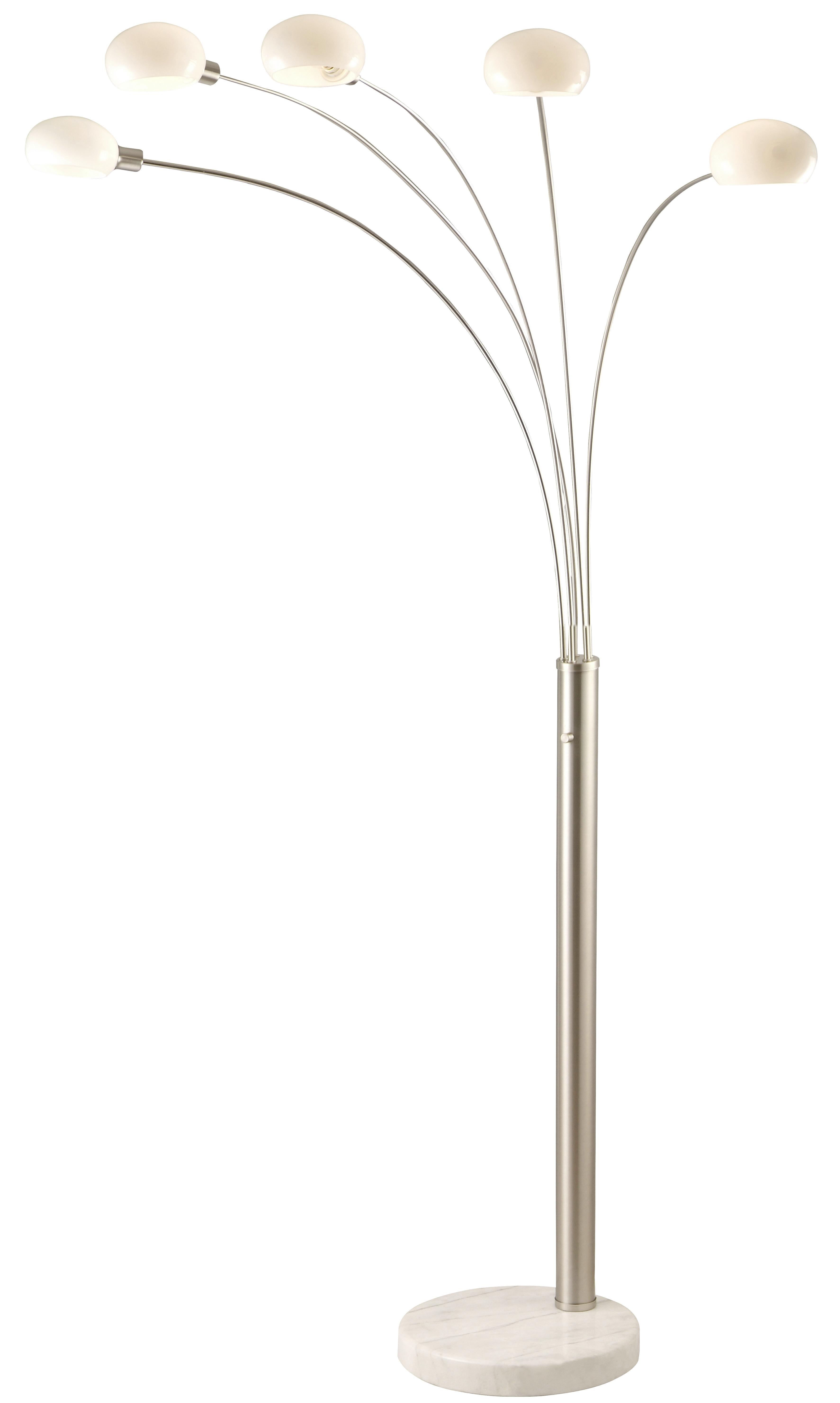 BOGENLEUCHTE 58224 CLASSIC STYLE - Opal, Design, Glas/Stein (140/110/210cm) - Globo