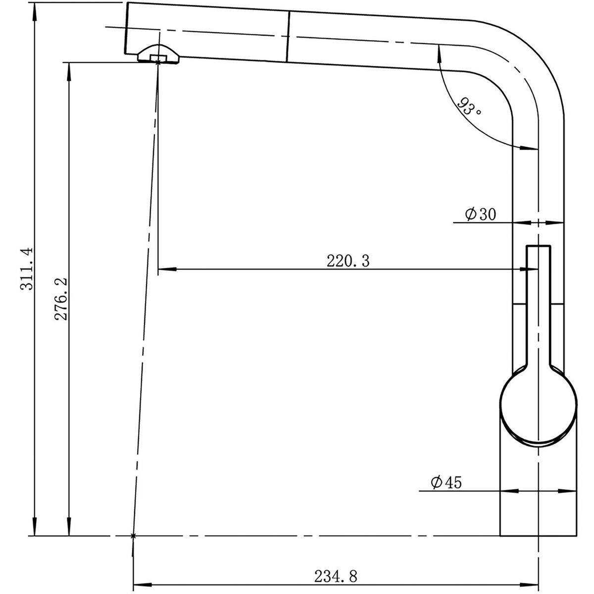 Küchenarmatur 113520781 Kupferfarben - Kupferfarben, MODERN, Metall (31,1cm)