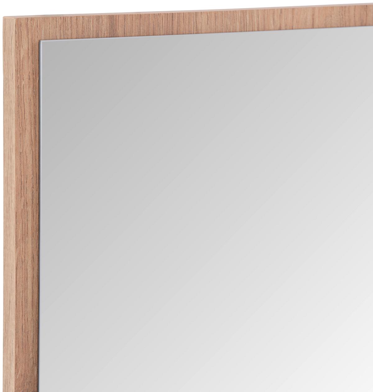 Ogledalo Clever - boje hrasta, Moderno, staklo/drvni materijal (70/75/2cm) - Modern Living