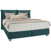 Boxspring Krevet Fog - srebrne boje/boje mente, drvni materijal/tekstil (180/200cm) - Premium Living