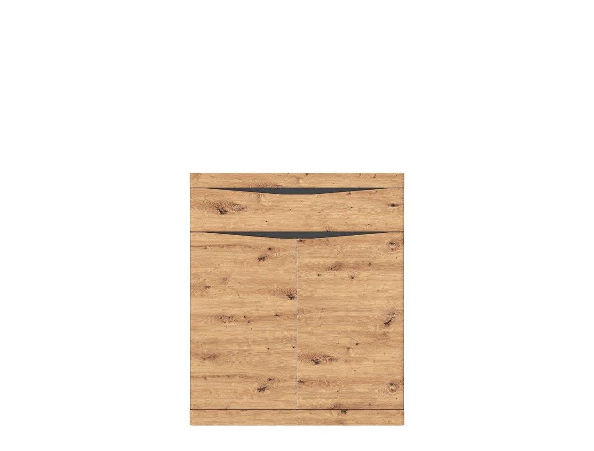 Ormarić Za Cipele Turino - boje hrasta, Moderno, drvni materijal/plastika (86/101,6/40cm) - Modern Living